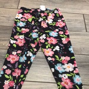 Girls size 10 floral leggings